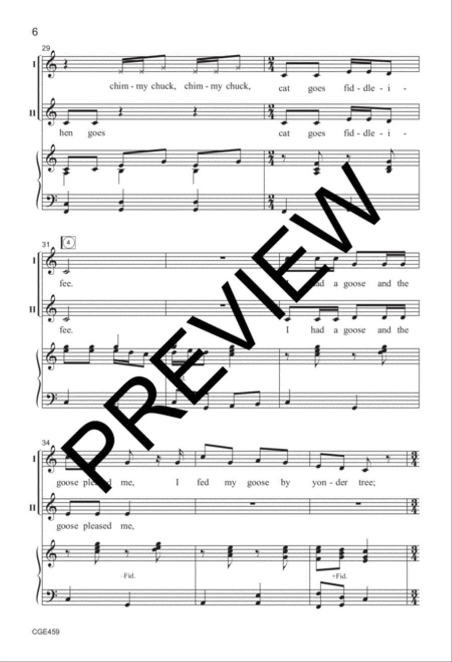 Barnyard Jamboree (Two-part) 2-Part scores gallery preview page 5
