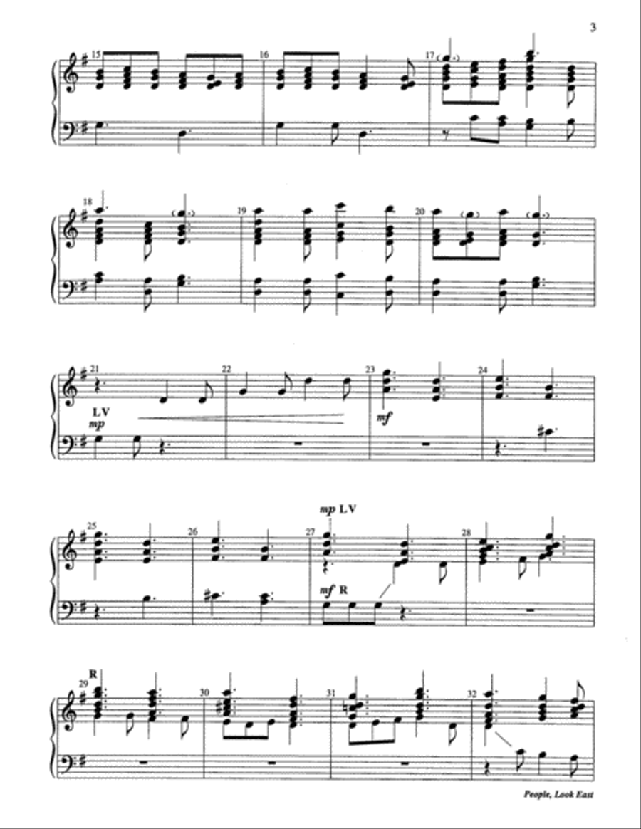 People, Look East People, Look East 3-Octaves scores gallery preview page 7