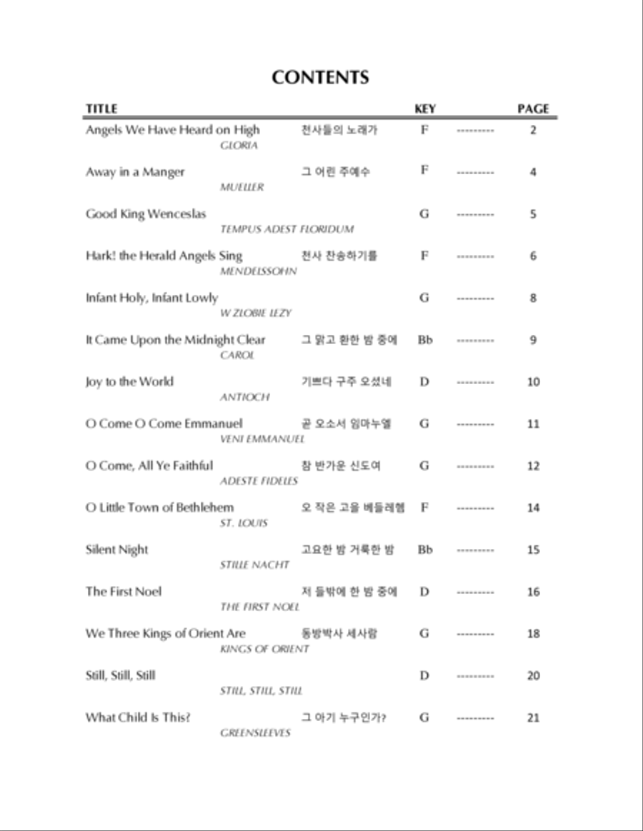 15 Reharmonized Hymns for Christmas Organ Solo scores gallery preview page 2