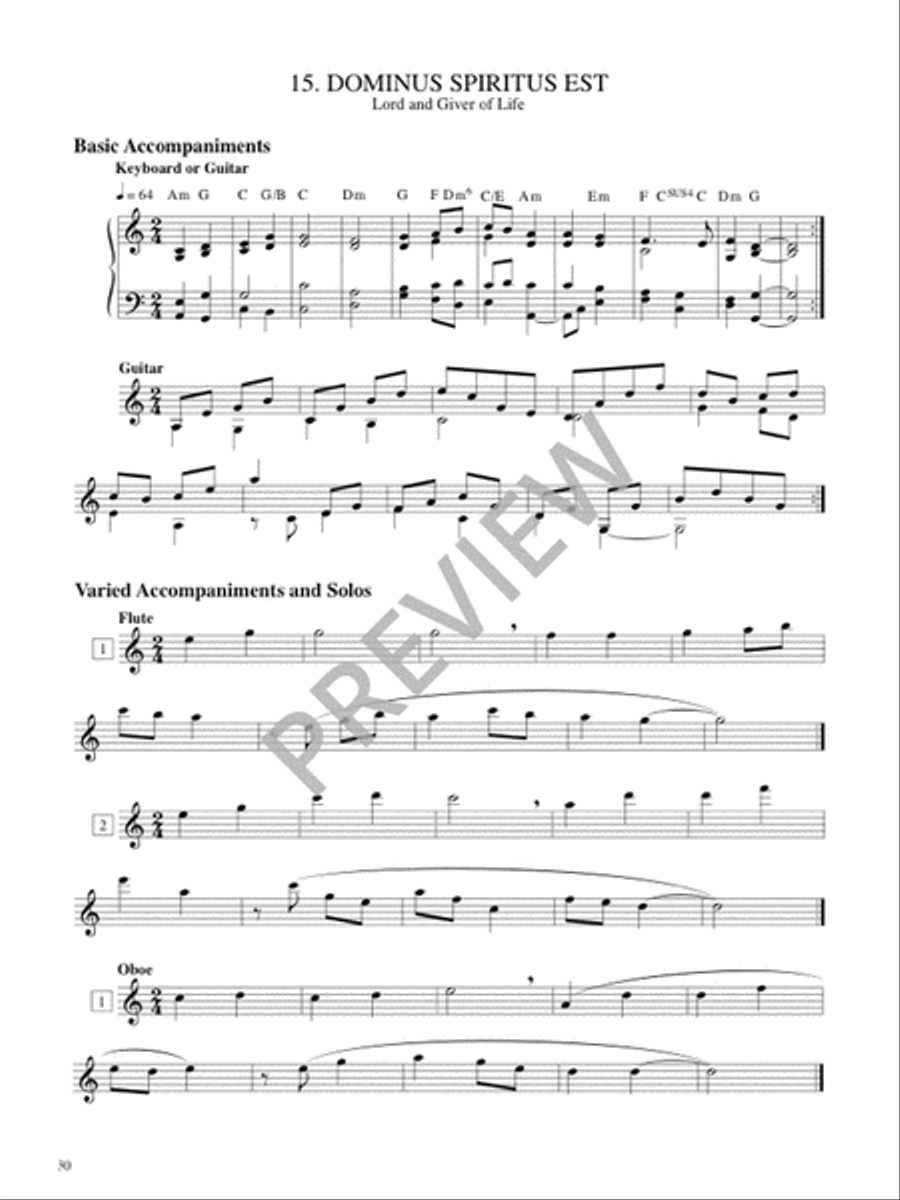Christe Lux mundi - Instrument edition Guitar scores gallery preview page 32
