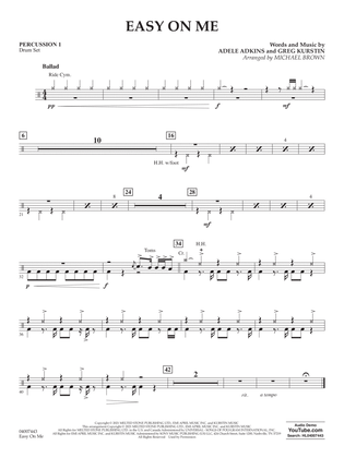 Easy on Me (arr. Michael Brown) - Percussion 1