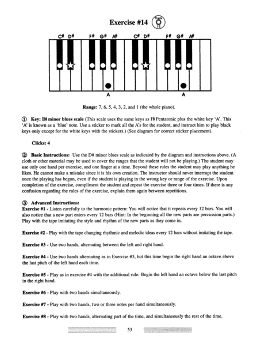 Fun Improvisation for Piano Piano Solo scores gallery preview page 5