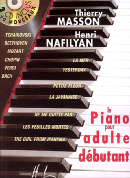 Piano pour adulte debutant avec 2 CD