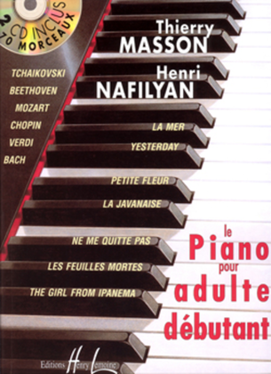 Piano pour adulte debutant avec 2 CD