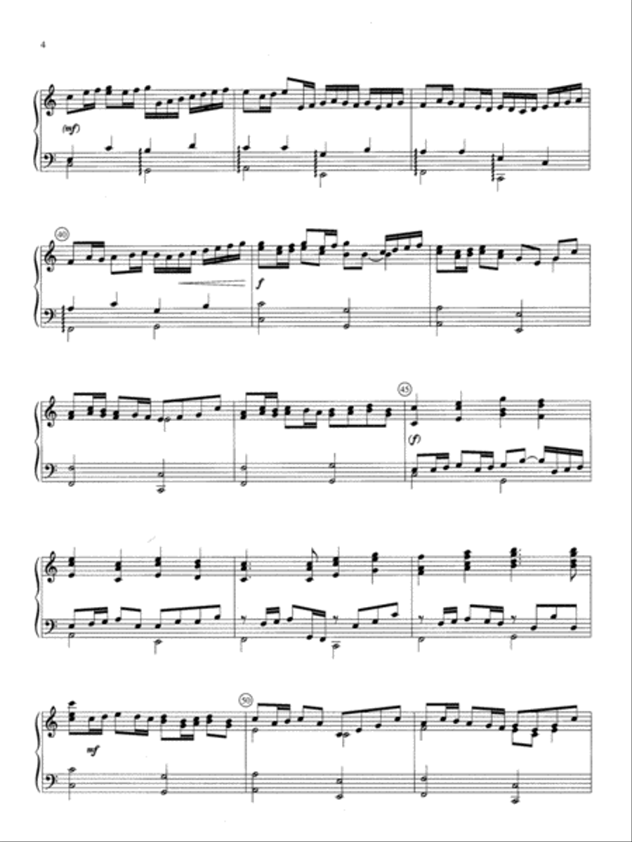 Pachelbel's Canon Piano Solo scores gallery preview page 5