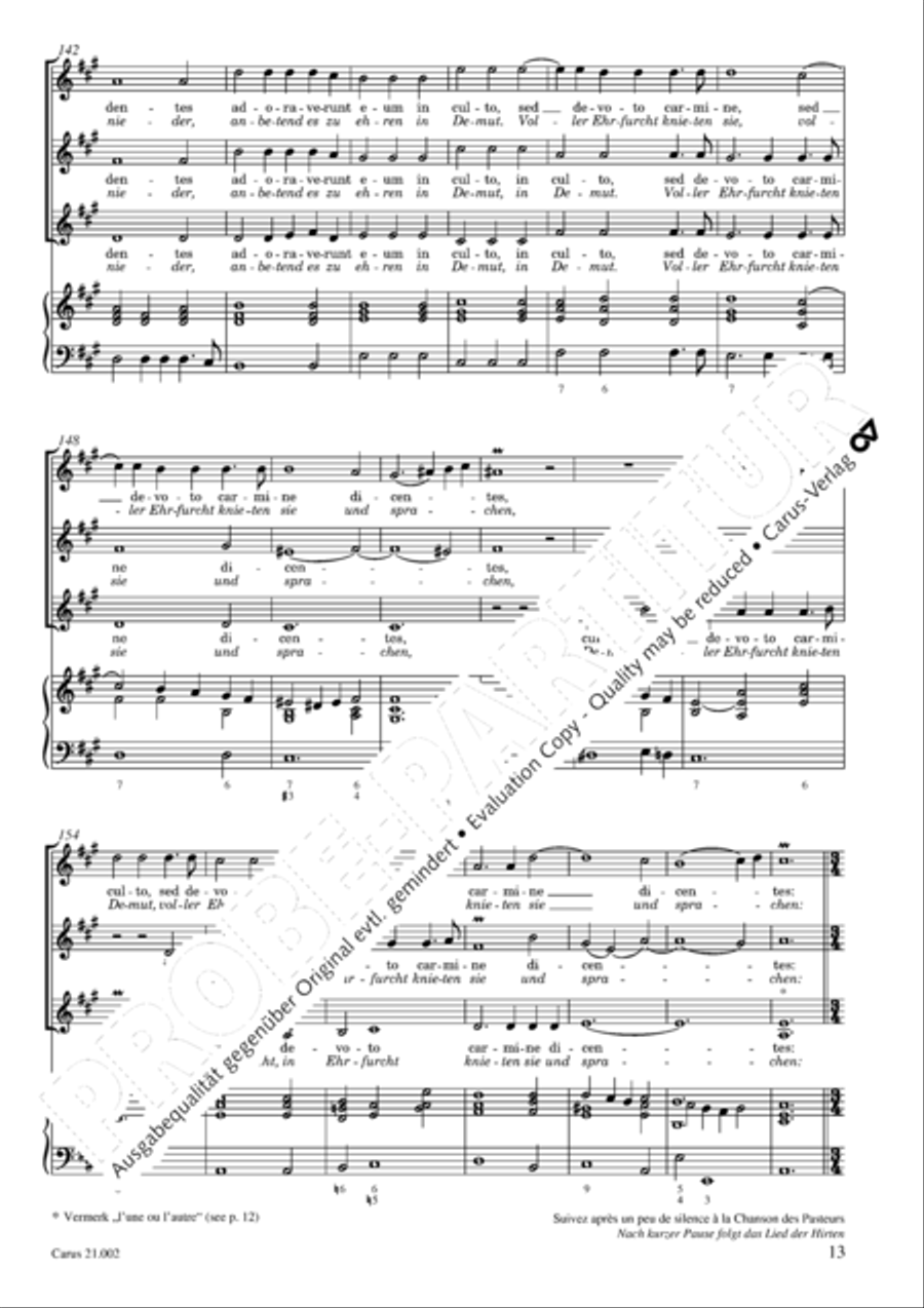 In nativitate Domini nostri Jesu Christi canticum SSA scores gallery preview page 10