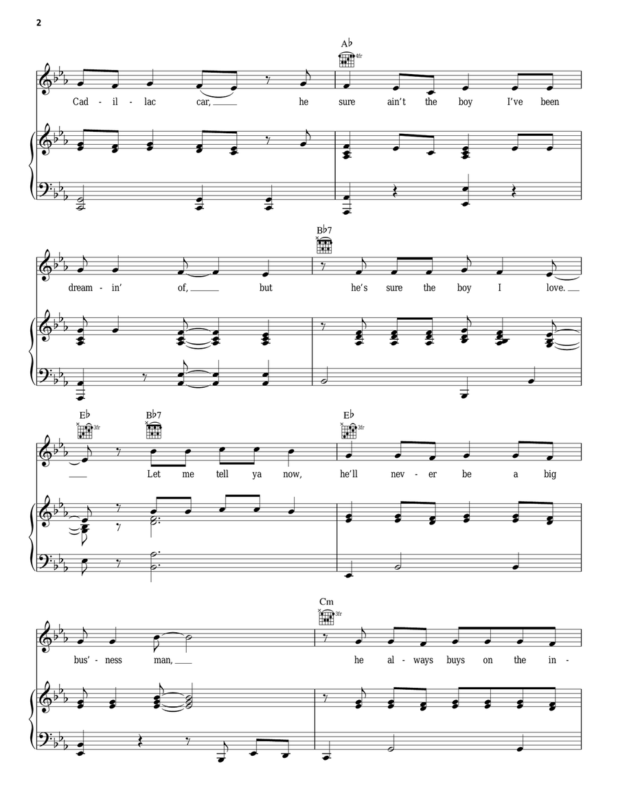 He's Sure The Boy I Love He's Sure The Boy I Love Acoustic Guitar scores gallery preview page 2