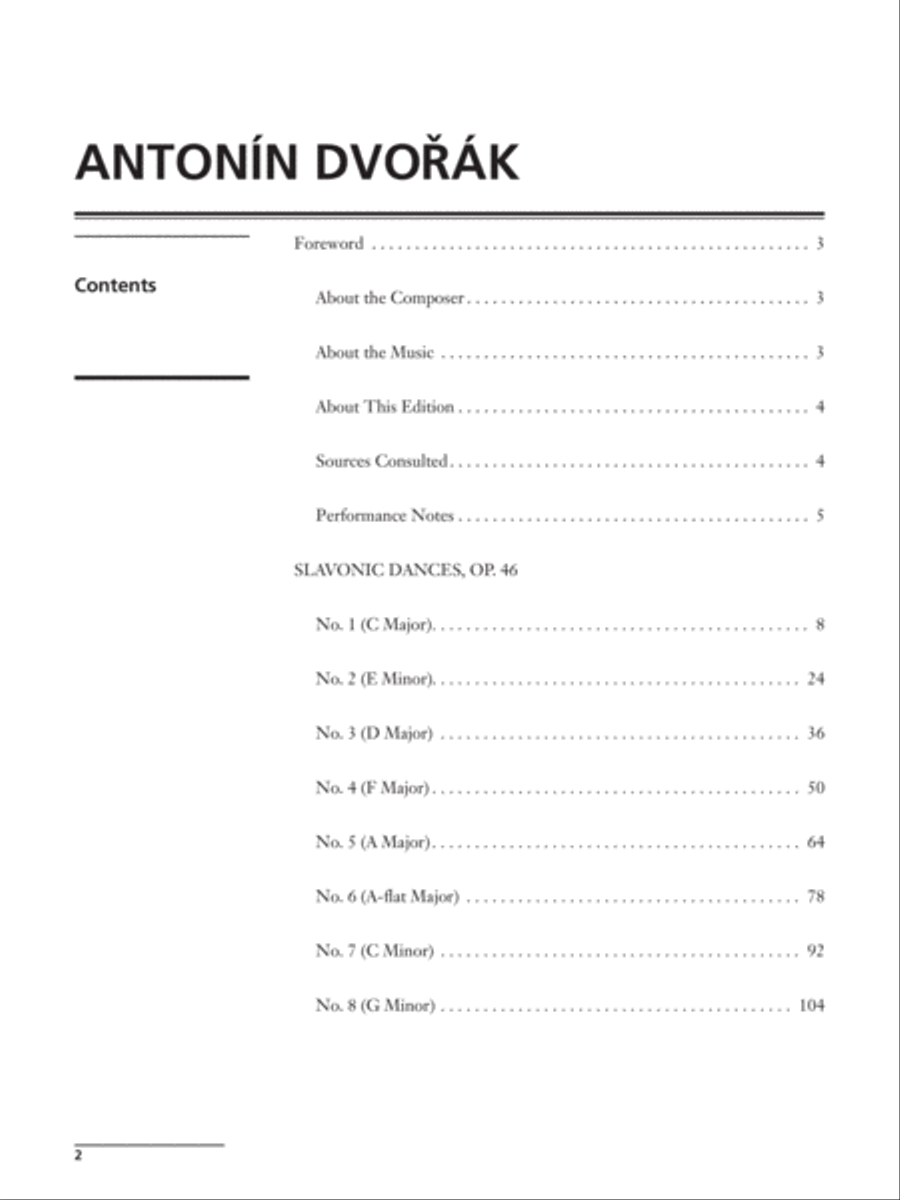 Dvorák -- Slavonic Dances, Op. 46 Small Ensemble scores gallery preview page 3