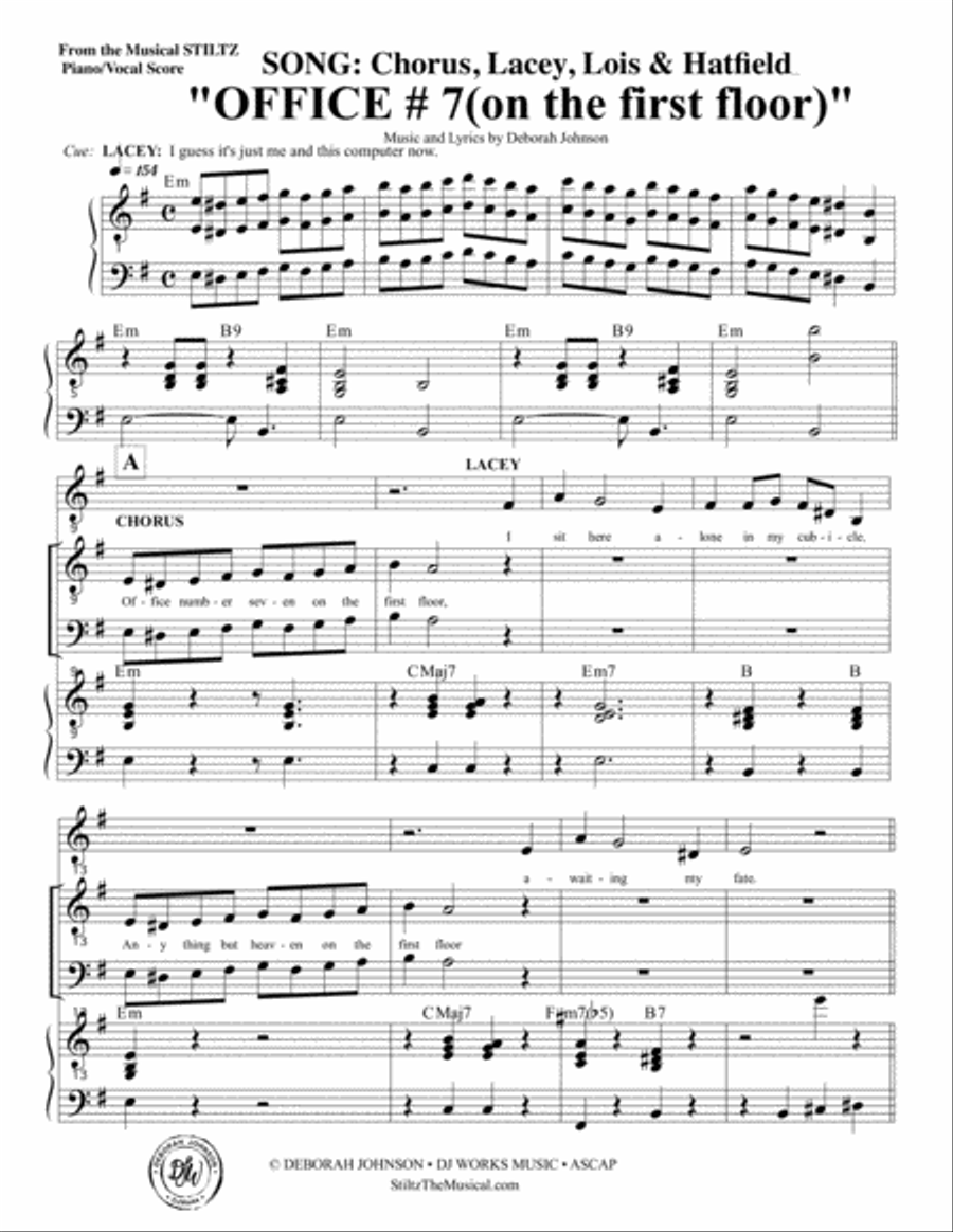Office #7 - STILTZ the Musical Choir scores gallery preview page 3