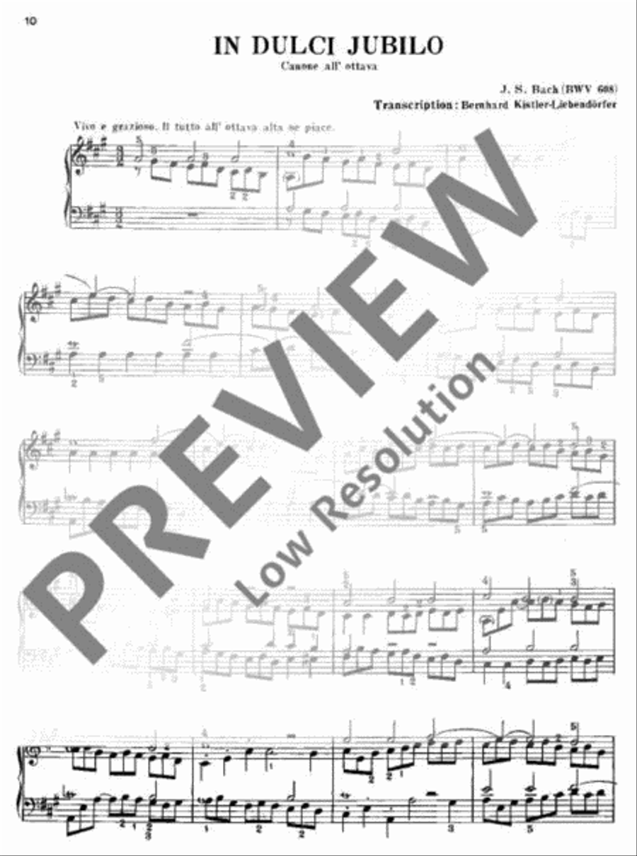 10 Chorale Preludes 10 Chorale Preludes Piano Solo scores gallery preview page 15