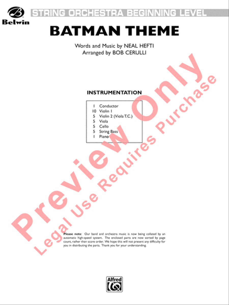 Great Themes from TV and Movies String Orchestra scores gallery preview page 3