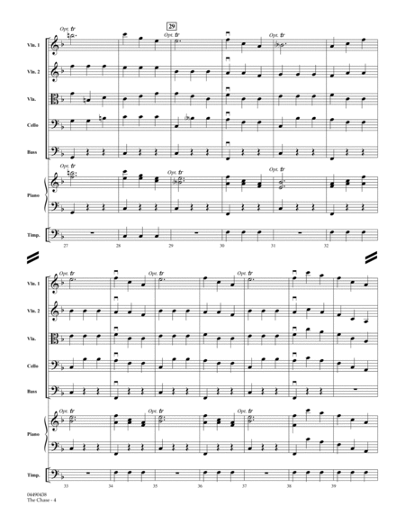 The Chase (Scherzo from Symphony No. 7) - Conductor Score (Full Score)