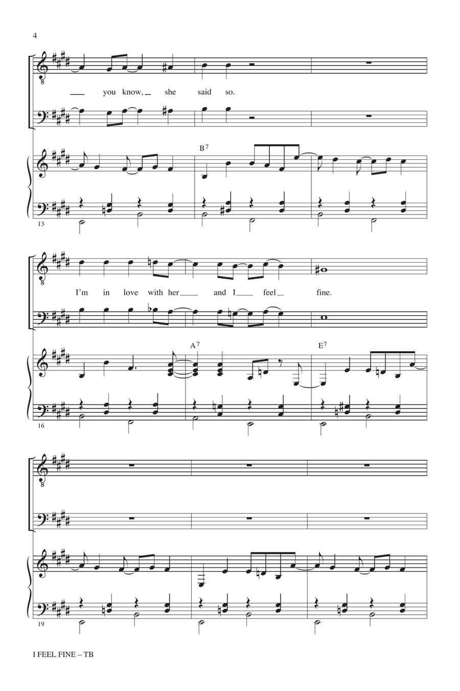 I Feel Fine TB scores gallery preview page 2