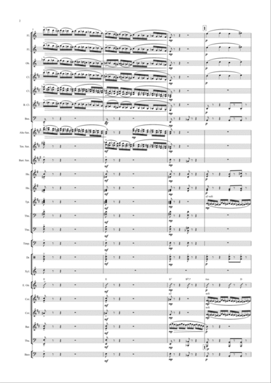 Flight Of The Bumblebee Marching Band scores gallery preview page 3