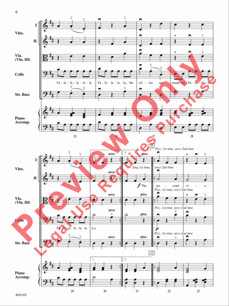 Strings All Around String Orchestra scores gallery preview page 7