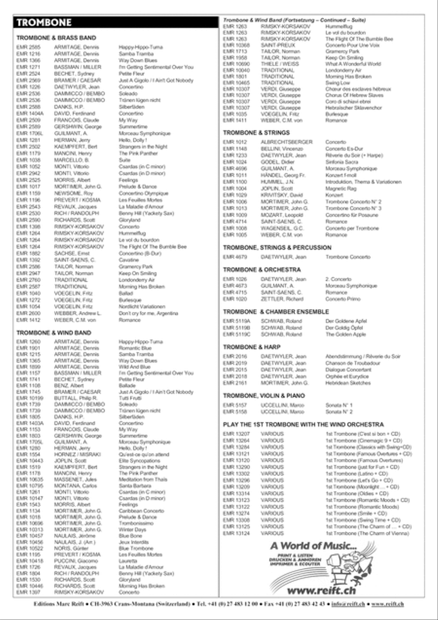 Play The 1st Trombone With The Philharmonic Wind Orchestra Concert Band scores gallery preview page 9