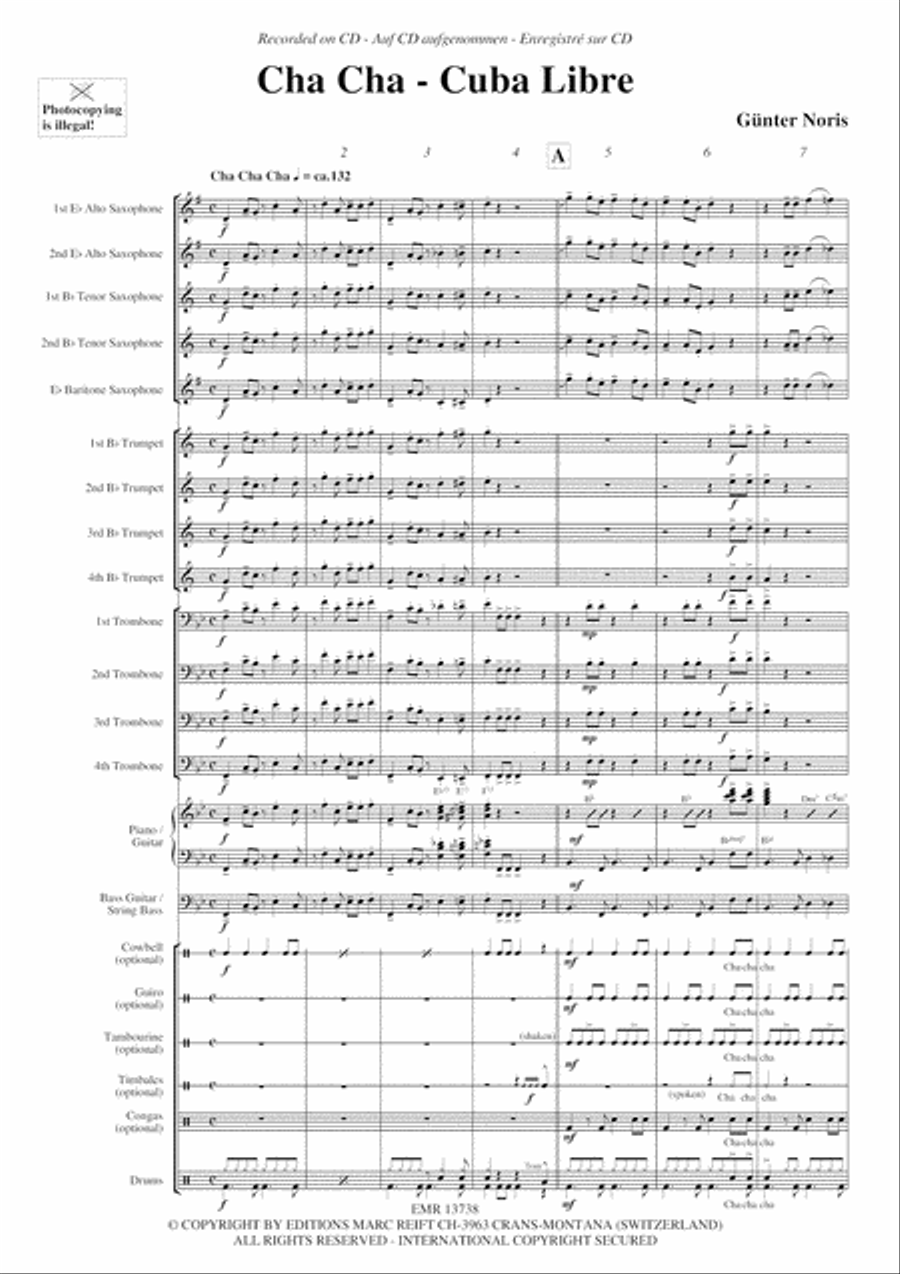 Cha Cha - Cuba Libre Big Band scores gallery preview page 4