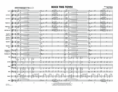 Rock This Town - Full Score