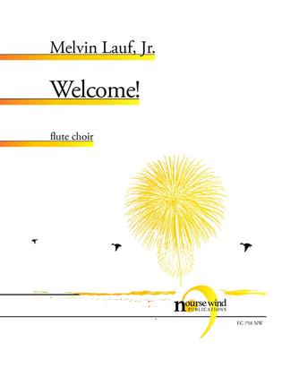 Book cover for Welcome! for Flute Choir