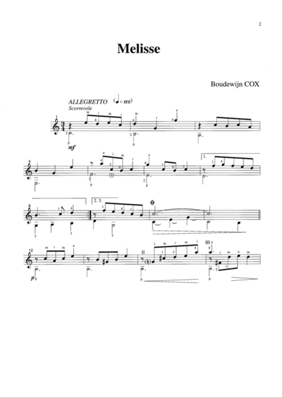 Tea Time for Solo Guitar Guitar Solo scores gallery preview page 3