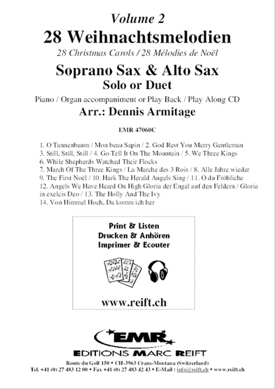 28 Weihnachtsmelodien Vol. 2 Woodwind Duet scores gallery preview page 2
