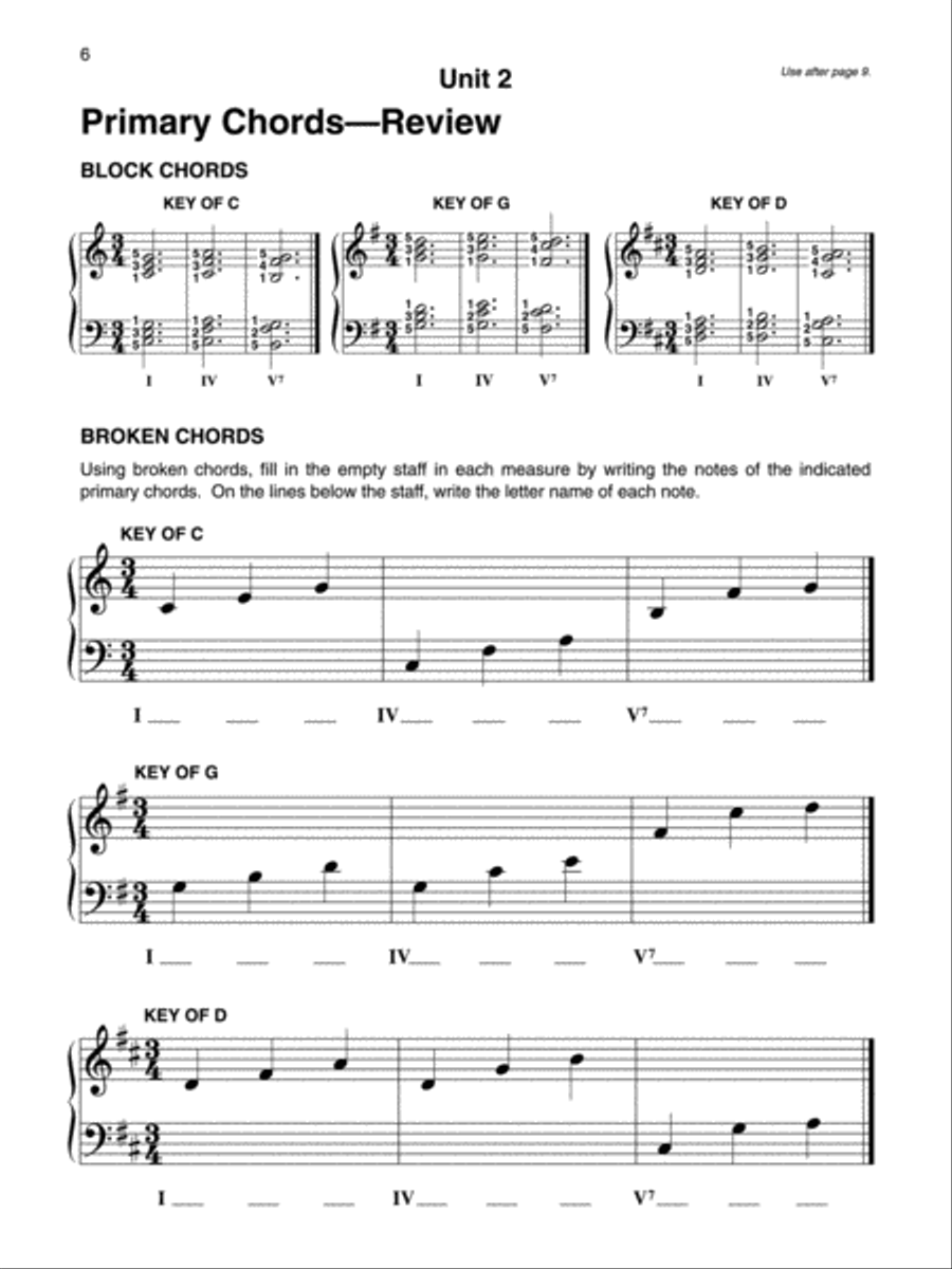 Alfred's Basic Piano Course Musical Concepts, Level 3 Piano Method scores gallery preview page 3