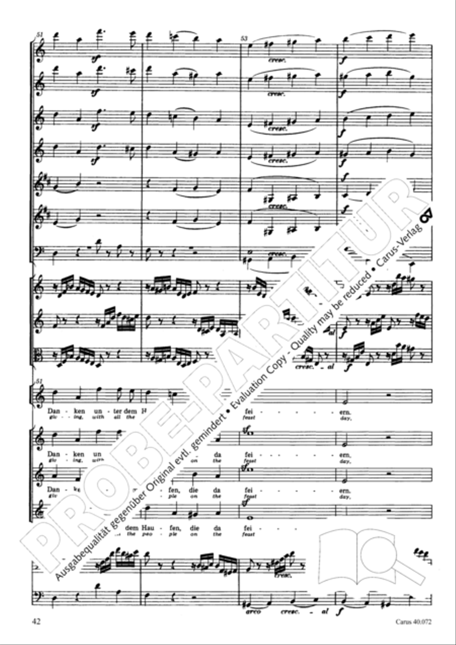 Psalm 42 Psalm 42 4-Part scores gallery preview page 42