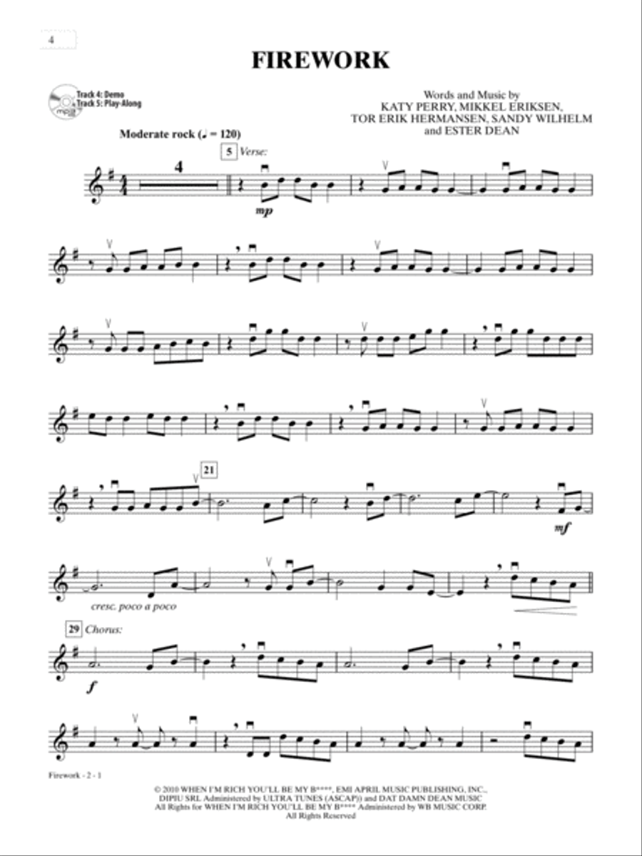 Easy Pop & Rock Hits Instrumental Solos for Strings String Orchestra scores gallery preview page 3