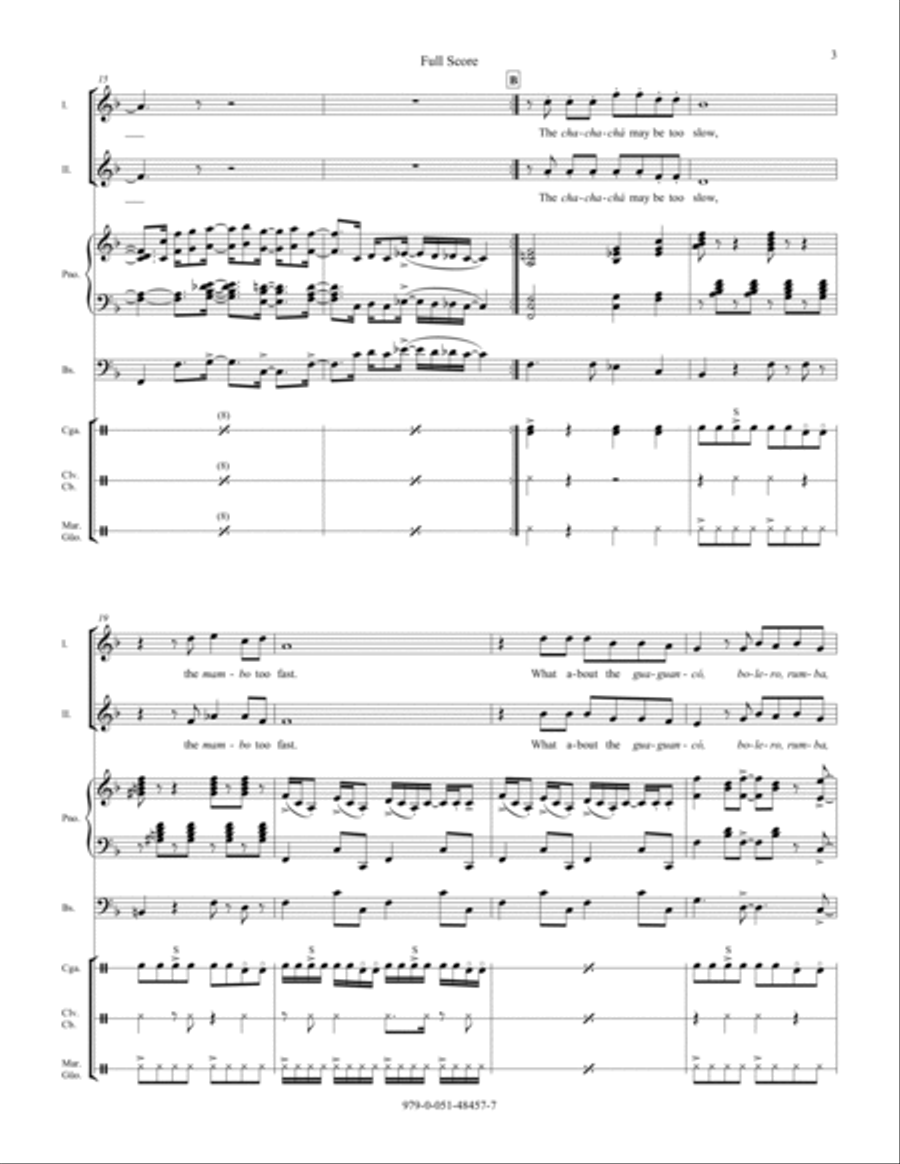 Alma Caribe (Caribbean Soul) - Score Choir scores gallery preview page 3