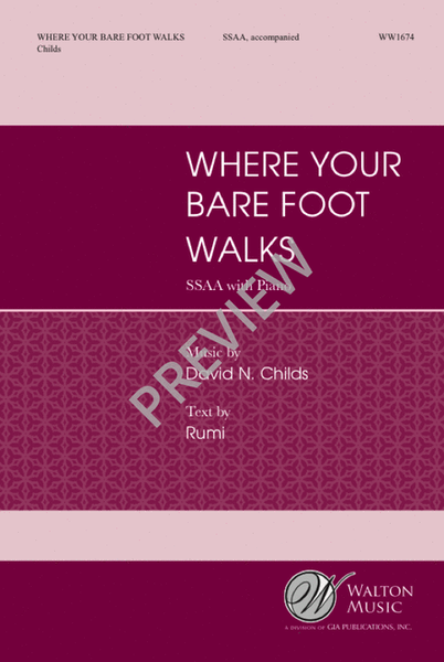 Where Your Bare Foot Walks (SSAA) image number null