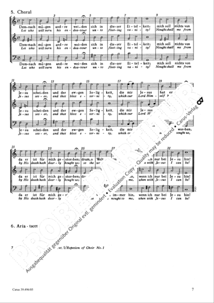 Triumph, O heavens (Jauchzet, ihr Himmel) SA scores gallery preview page 8