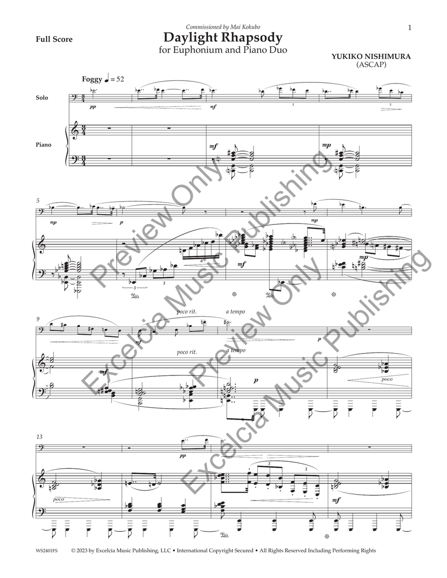 Daylight Rhapsody Daylight Rhapsody Piano Accompaniment scores gallery preview page 2