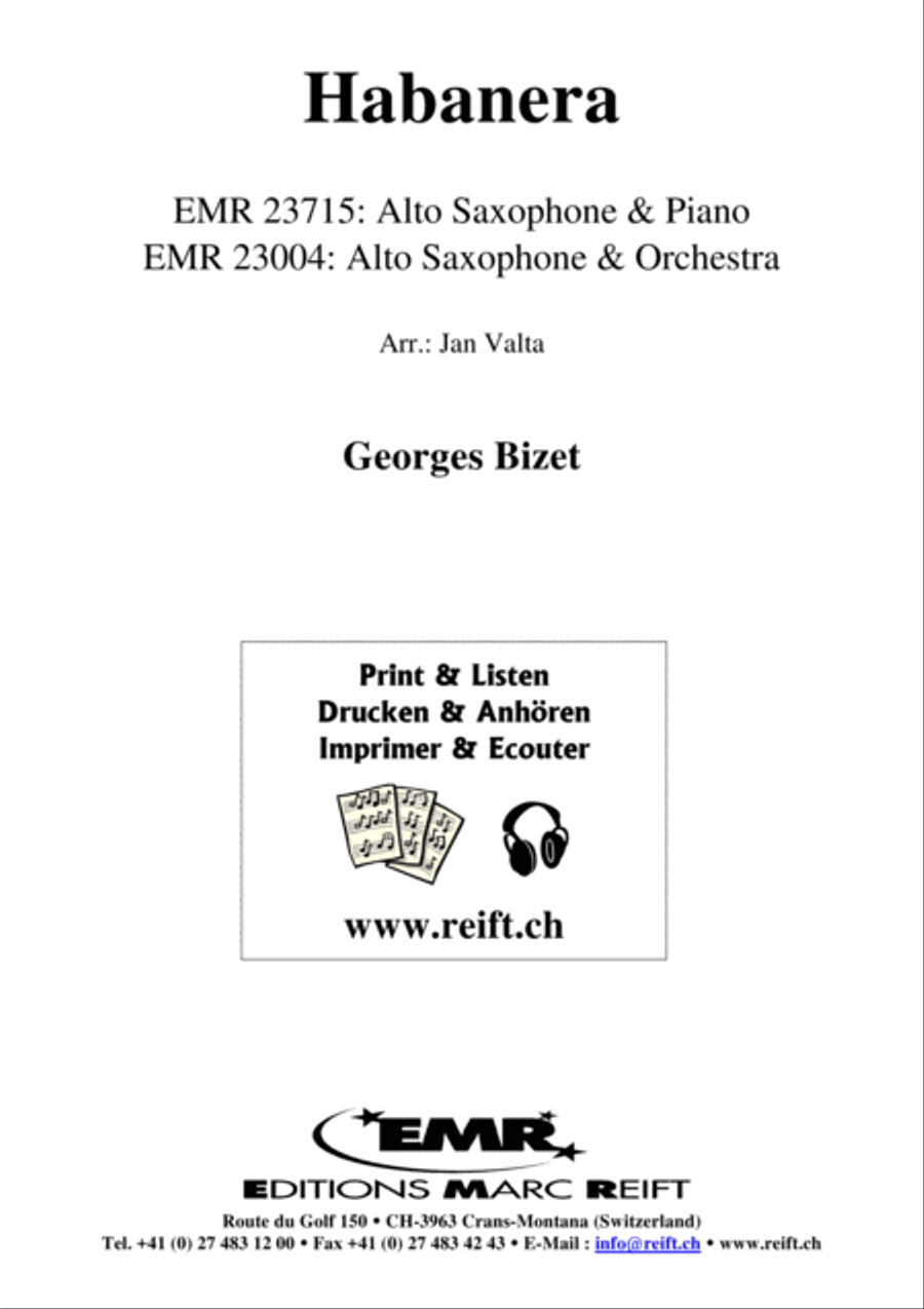 Habanera Alto Saxophone scores gallery preview page 2