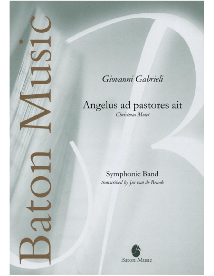 Angelus ad pastores ait Angelus ad pastores ait Concert Band scores gallery preview page 1
