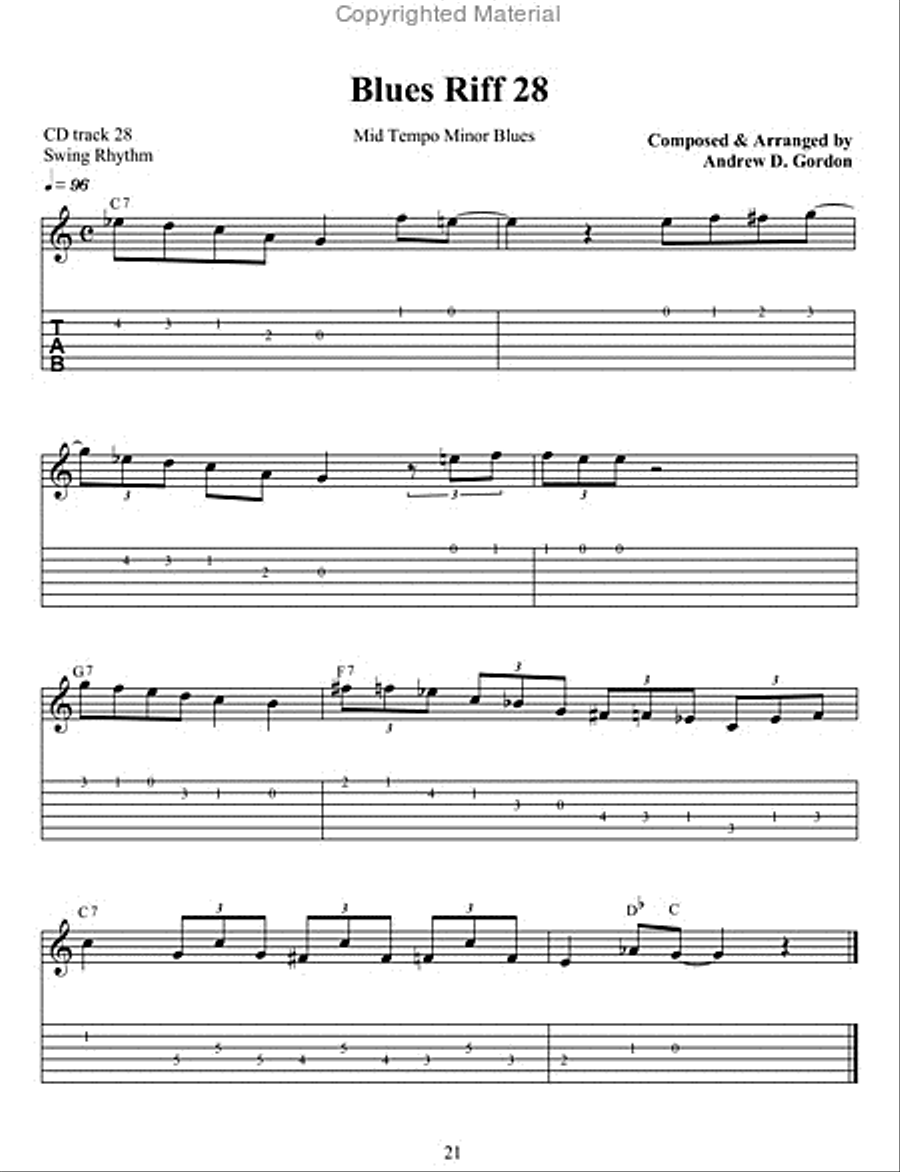100 Ultimate Blues Riffs for Guitar Beginner Series image number null