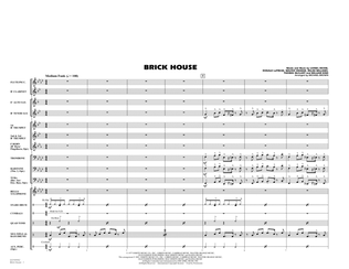 Brick House - Full Score