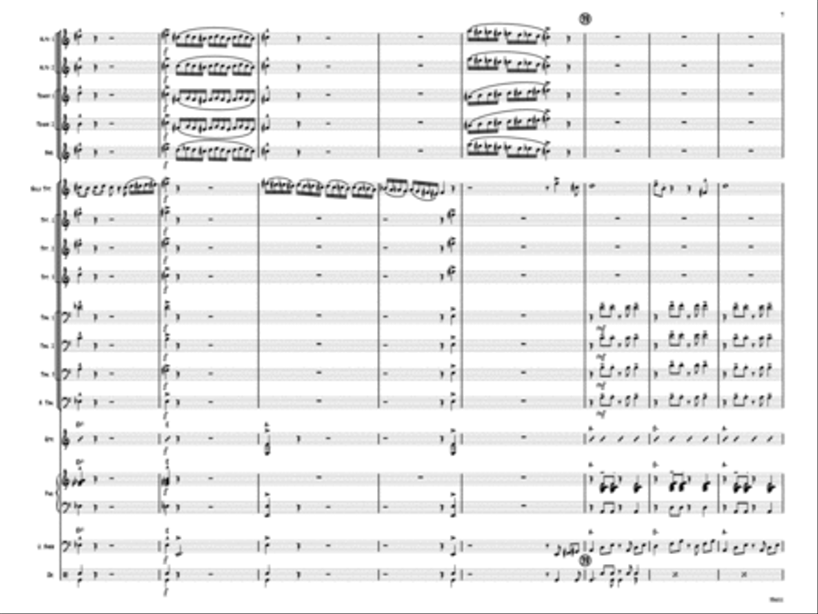 The Green Hornet Jazz Ensemble scores gallery preview page 5