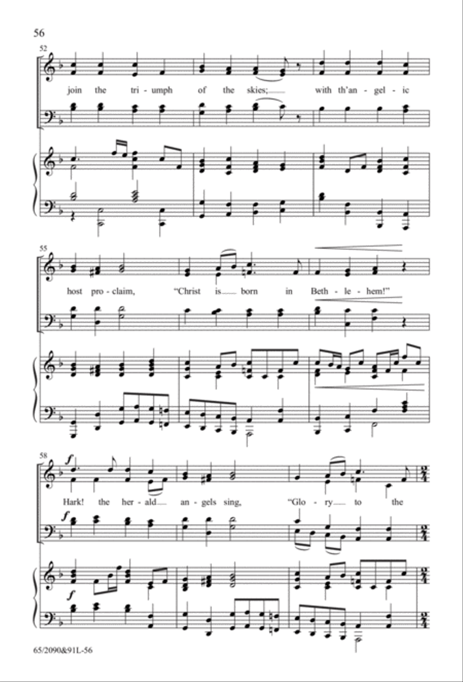 The Glory of Christmas - SATB with Performance CD 4-Part scores gallery preview page 30