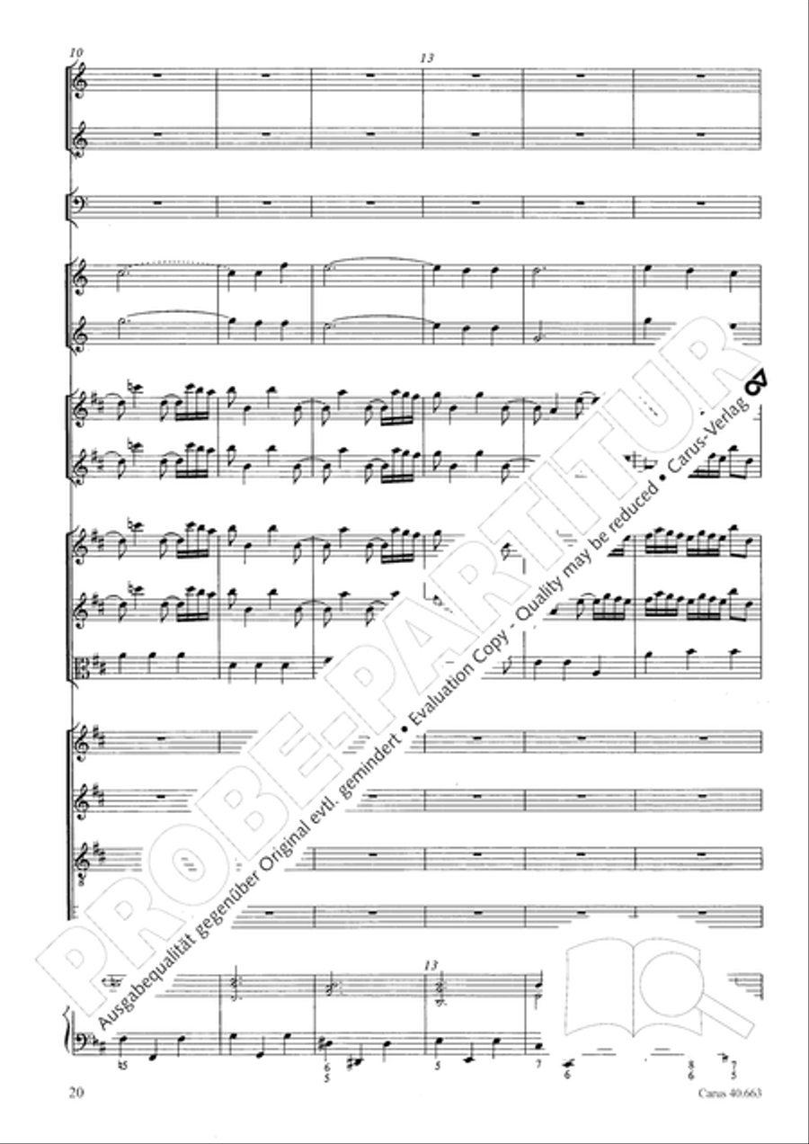 Mass in D minor (Missa in d) ATB scores gallery preview page 36