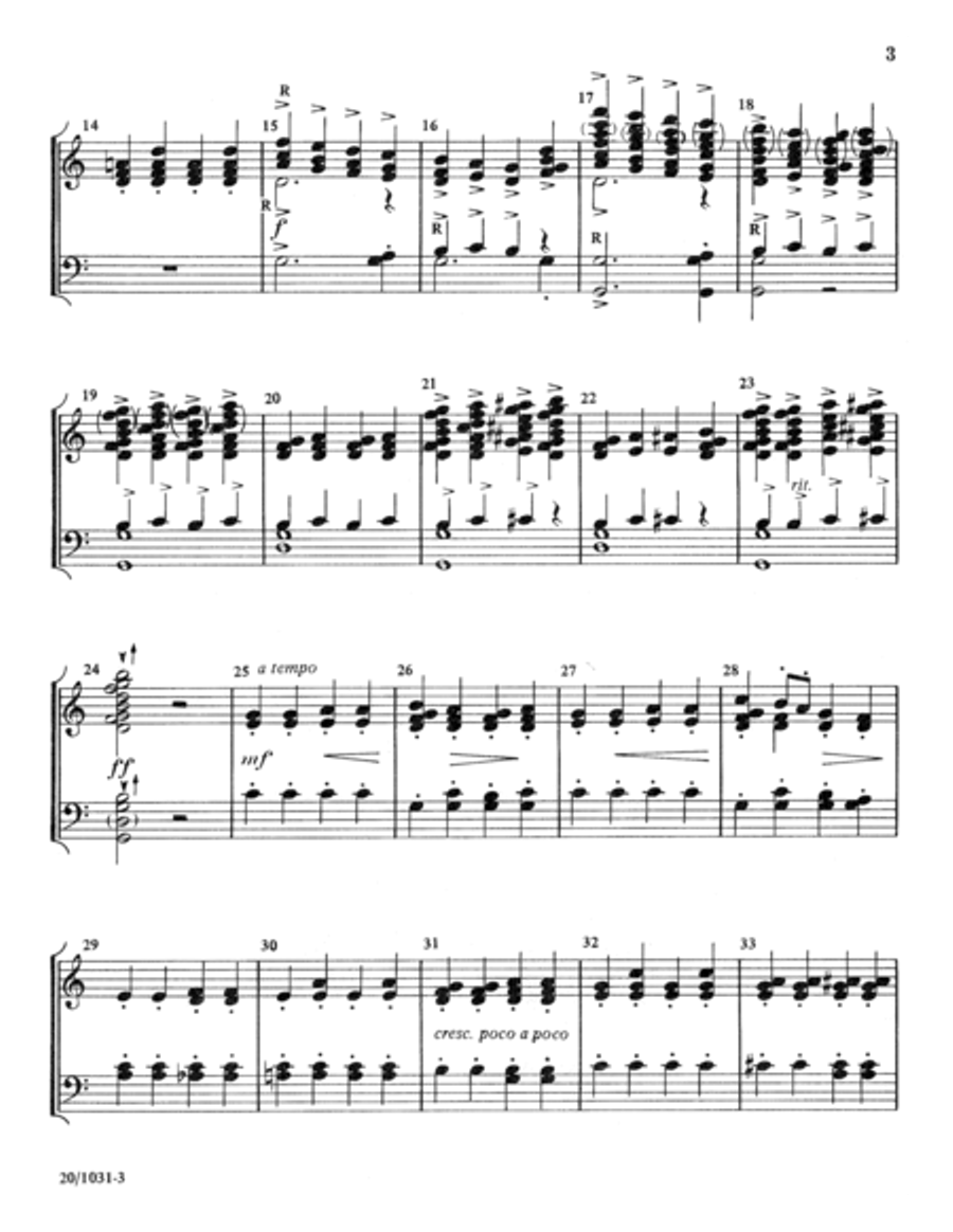 Jubilee Jubilee 5-Octaves scores gallery preview page 3