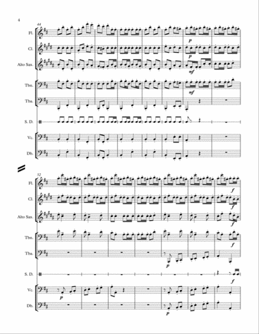 The William Tell Overture: Finale Large Ensemble scores gallery preview page 4