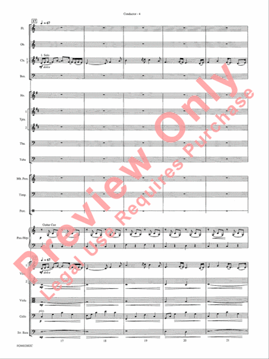 The Lord of the Rings: The Fellowship of the Ring Full Orchestra scores gallery preview page 7