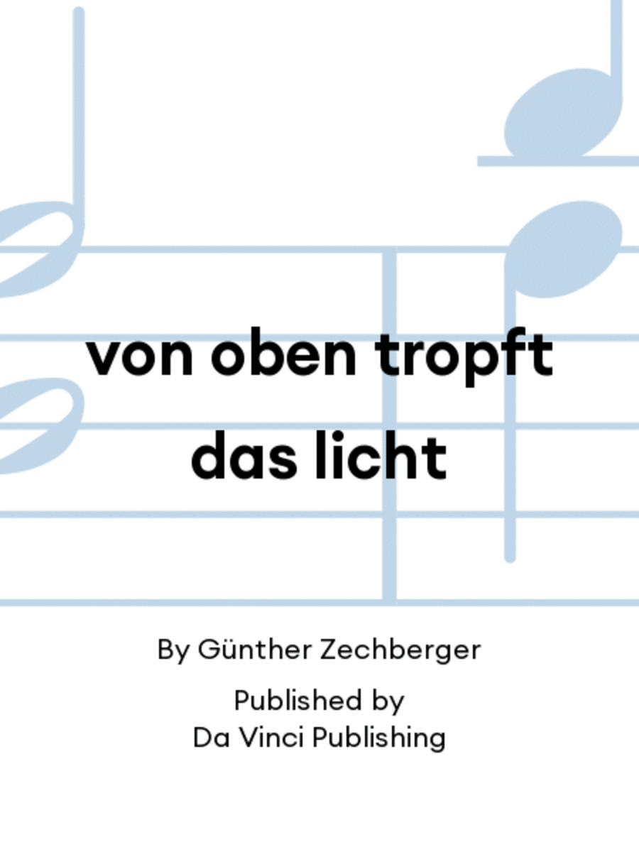 von oben tropft das licht Set of Parts scores gallery preview page 1
