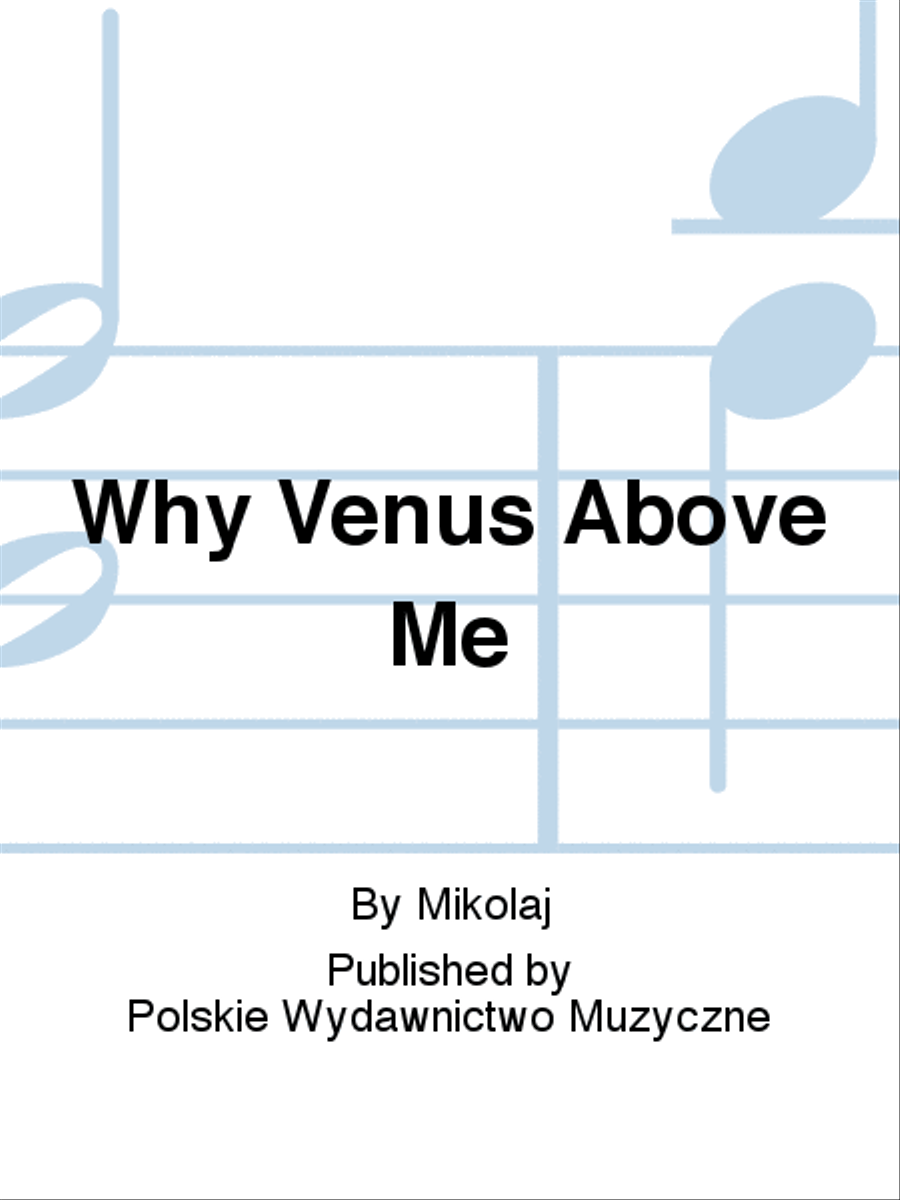 Why Venus Above Me Guitar scores gallery preview page 1