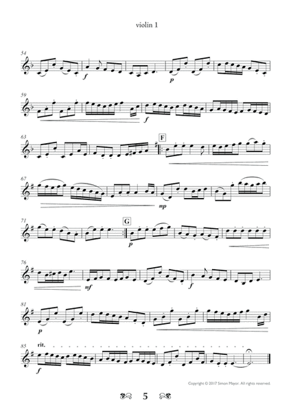 The Carolan Suite (five short string quartets) image number null