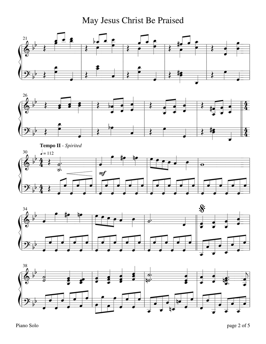 SUMMER - The Four Seasons Hymn Medleys Collection (3 Piano Solos) Piano Solo scores gallery preview page 6