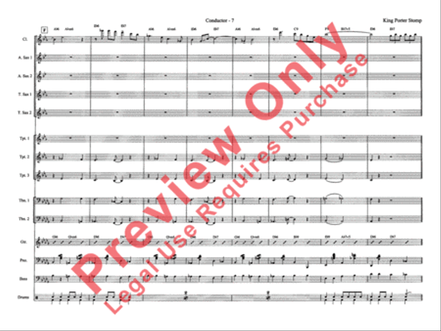King Porter Stomp Jazz Ensemble scores gallery preview page 15