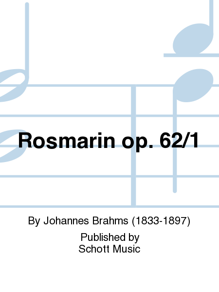 Rosmarin op. 62/1