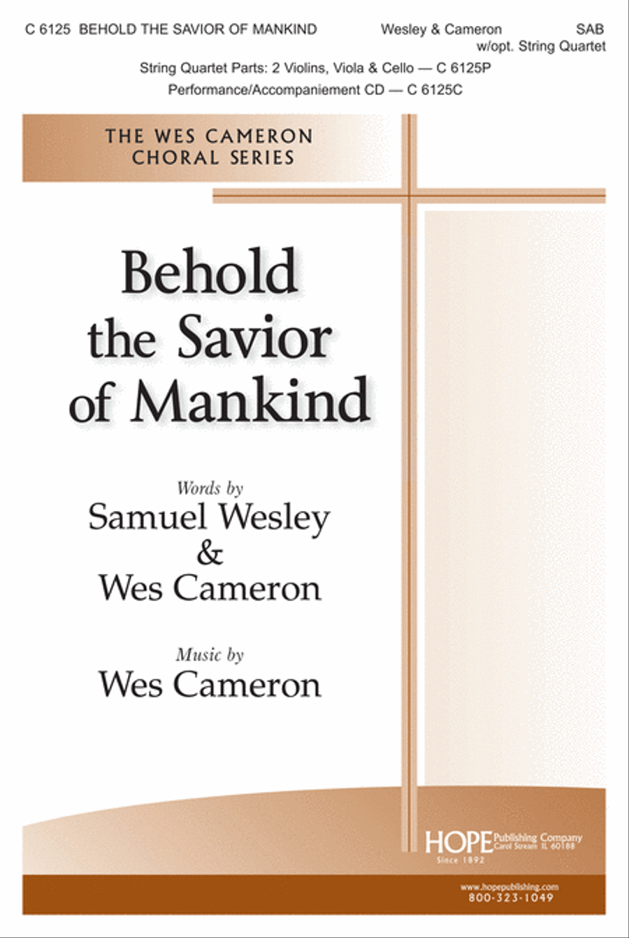 Behold the Savior of Mankind 3-Part scores gallery preview page 1