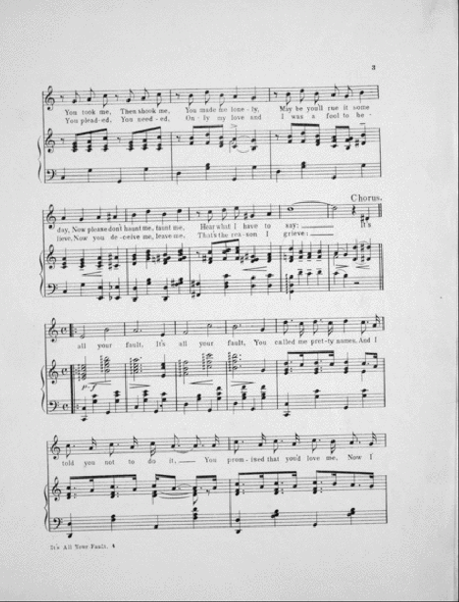 Its All Your Fault Voice scores gallery preview page 3